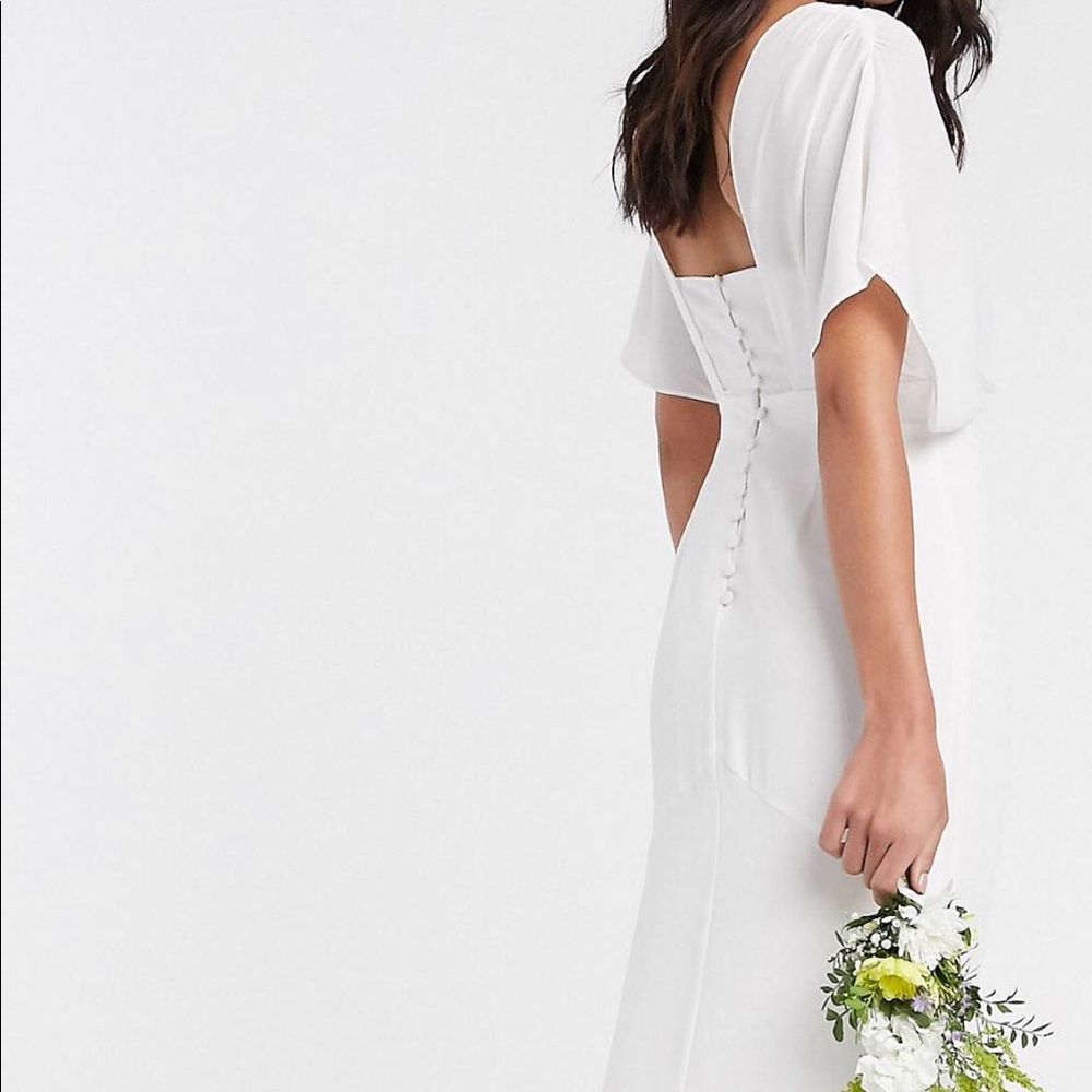 White long dress